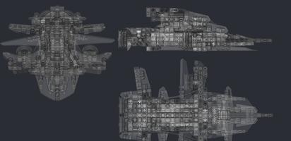 Набор LEGO MOC-56763 VTOL Fighter