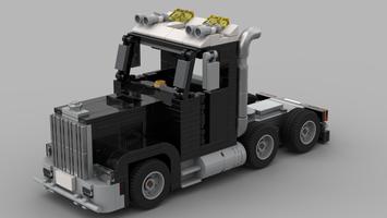 Набор LEGO MOC-57219 American style truck (minifig scale)