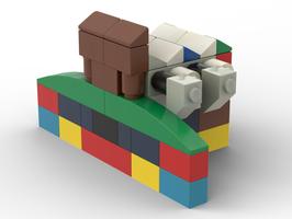 Набор LEGO Little steamboat - alternate of 10693