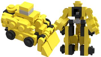 Набор LEGO Transformers Movie ROTF Devastator Scraper MOC Mini Mecha