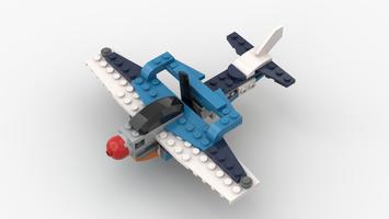 Набор LEGO MOC-58087 31099 Mid-engine Propeller Airplane
