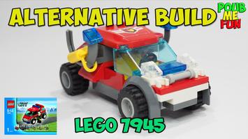 Набор LEGO MOC-58245 LEGO 7945 | Coastguard Surf Rescue Car - Unconventional Build |  Alternate Build with tutorial