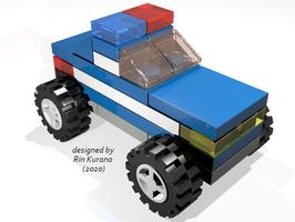 Набор LEGO MOC-58519 police car (Microscale)