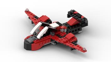 Набор LEGO MOC-58713 31100 Small jet