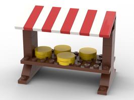 Набор LEGO MOC-58820 Alkmaar Cheese market | Market stall
