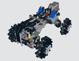 Набор LEGO MOC-59104 4x4 Off-Roader (42099) Mecanum base