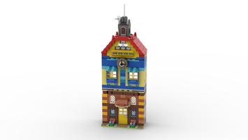 Набор LEGO MOC-59188 11004 11005  Blue-yellow House