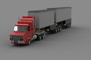 Набор LEGO MOC-59236 Aussie B double trailer