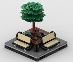 Набор LEGO Park bench with tree