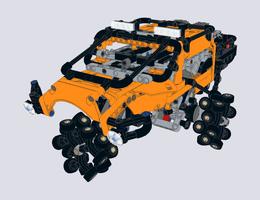 Набор LEGO MOC-59611 Omni-wheel 4x4