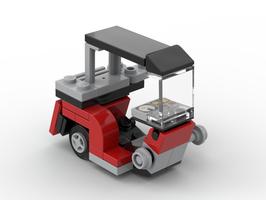 Набор LEGO MOC-59743 Tricycle Sidecar