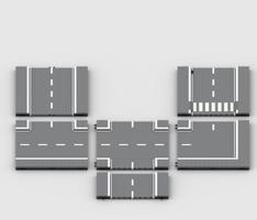 Набор LEGO MOC-59788 again a modular road system