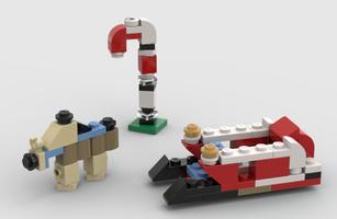 Набор LEGO MOC-59930 30573 Reindeer Sleigh