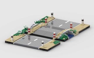Набор LEGO road with bridge