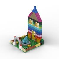 Набор LEGO MOC-60471 10698 - Rainbow House