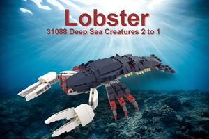 Набор LEGO MOC-61628 Lobster 31088  2 to 1