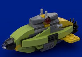 Набор LEGO Lime Yellow Submarine