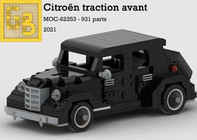 Набор LEGO MOC-62353 Citroen Traction avant