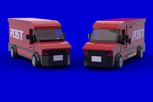 Набор LEGO MOC-62364 Australian post van