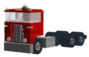 Набор LEGO MOC-62459 Snowrunner International Transtar 4070A