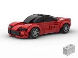 Набор LEGO MOC-62512 90^s Supercar