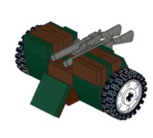 Набор LEGO MOC-62540 WarBuilds Gun Rack