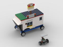 Набор LEGO MOC-62968 Camion de los helados "El Polo Feliz" / Ice Cream Truck "The happy icecream"