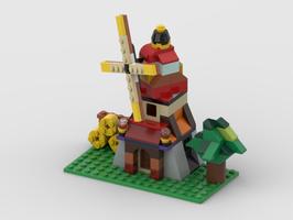 Набор LEGO MOC-63180 10696 Rotating Windmill
