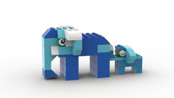 Набор LEGO MOC-63327 10698 Elephants