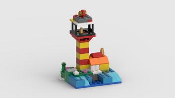 Набор LEGO Seashore with lighthouse (Alt build for 11001)