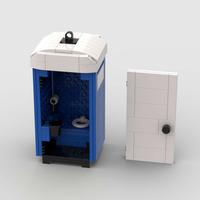Набор LEGO MOC-63558 portable Toilet - v2