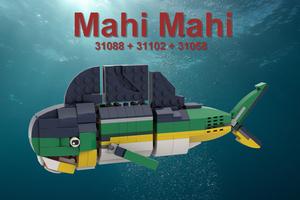 Набор LEGO MOC-63901 Mahi Mahi 31058 + 31088 + 31102 3 to 1