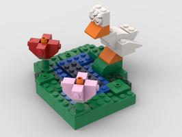 Набор LEGO MOC-63917 Duck on a pond