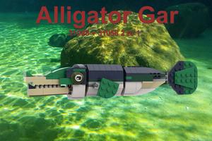 Набор LEGO MOC-64068 Alligator Gar 31088 + 31058 2 to 1
