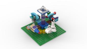 Набор LEGO MOC-64500 10698 Merry go round