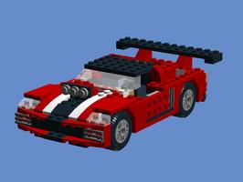 Набор LEGO MOC-64506 5867 Supercar