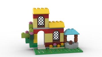 Набор LEGO MOC-64519 10698 House with a well and cactuses