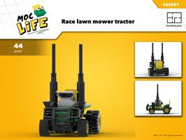 Набор LEGO MOC-64591 Race lawn mower tractor