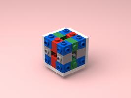 Набор LEGO MOC-64601 3x3x3 D6 Die