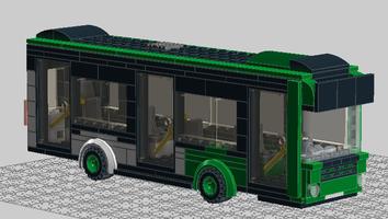 Набор LEGO MOC-64630 Mercedes Citaro 2 City Bus Graz Linien