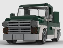 Набор LEGO MOC-64710 1950^s Dark Green Pickup Truck