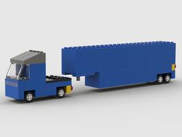 Набор LEGO MOC-64727 Truck with trailer