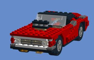 Набор LEGO MOC-64930 5867 Dodge Charger 1970