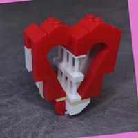 Набор LEGO MOC-65492 10698 HEART (Valentine)