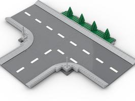Набор LEGO MOC-65692 60304 T Junction