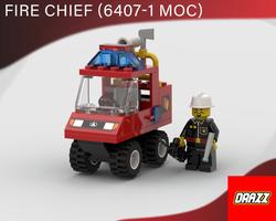 Набор LEGO MOC-65833 6407-1 Fire Chief Truck Upgrade