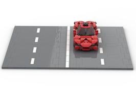 Набор LEGO MOC-65988 60304 Wider lane road