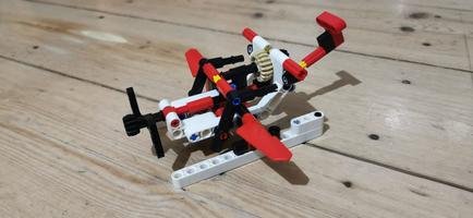 Набор LEGO MOC-66050 Front propeller plane- 42116 alternate
