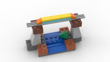 Набор LEGO MOC-66083 10696 Train on Viaduct