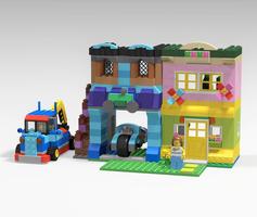 Набор LEGO MOC-66095 10698 Repair Shop & Flower Shop